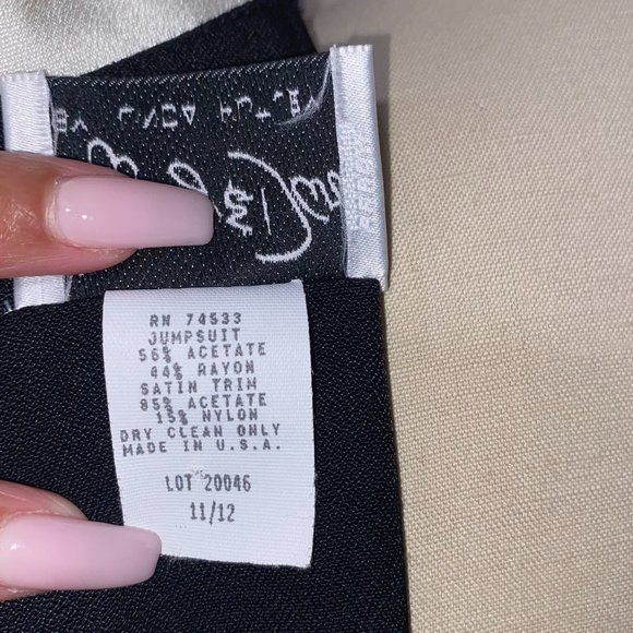 📦SOLD📦 Vintage Tuxedo Jumpsuit with Palazzo Pants - Picture 12 of 16